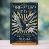 USAF Art Deco Acrylschild (Neutral)