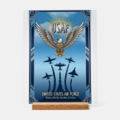 USAF Art Deco Acrylschild (Vorderseite)