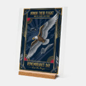 USAF Art Deco Acrylschild (Winkel)