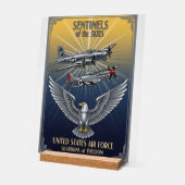 USAF Art Deco Acrylschild (Winkel)