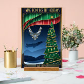 USAF Art Deco Christmas Edition Acrylschild (Hochzeit)