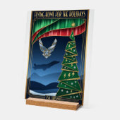 USAF Art Deco Christmas Edition Acrylschild (Winkel)