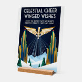 USAF Art Deco Christmas Edition Acrylschild (Winkel)
