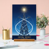 USAF Art Deco Christmas Edition Acrylschild (Hochzeit)