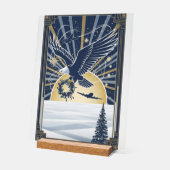 USAF Art Deco Christmas Edition Acrylschild (Winkel)
