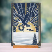 USAF Art Deco Christmas Edition Acrylschild (Neutral)