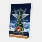 USAF Art Deco Christmas Edition Acrylschild (Winkel)