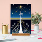 USAF Art Deco Christmas Edition Acrylschild (Hochzeit)
