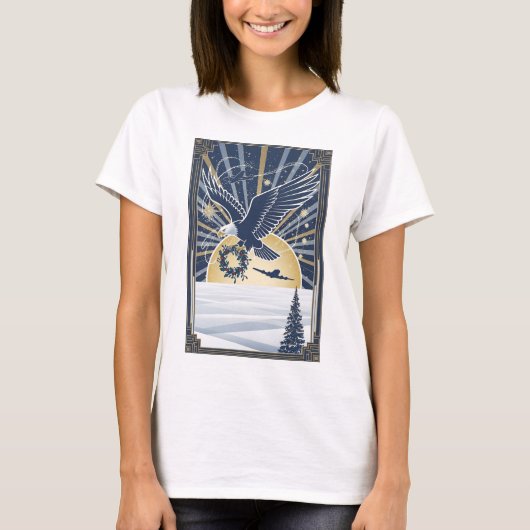 USAF Art Deco Christmas Edition T-Shirt (Vorderseite)