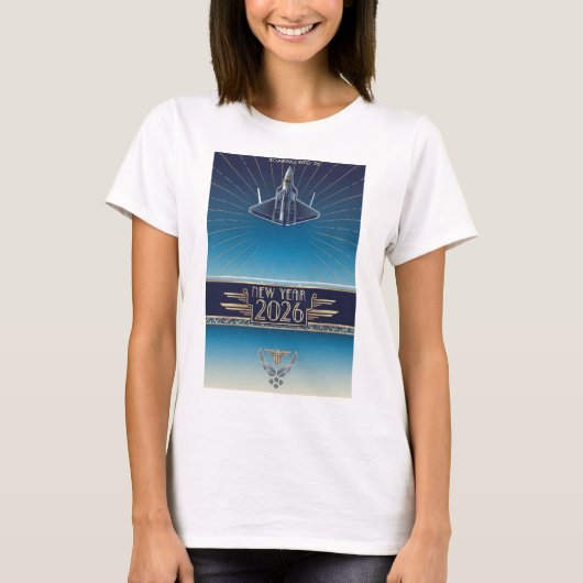 USAF Art Deco New Year T-Shirt (Vorderseite)