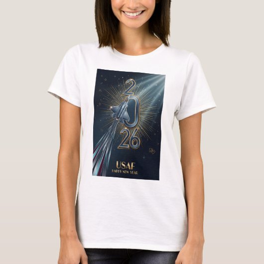 USAF Art Deco New Year T-Shirt (Vorderseite)