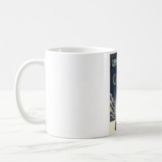 USAF Art Deco Remembrance Day Edition Kaffeetasse (Links)