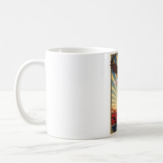 USAF Art Deco Remembrance Day Edition Kaffeetasse (Links)