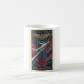 USAF Art Deco Remembrance Day Edition Kaffeetasse (Mittel)