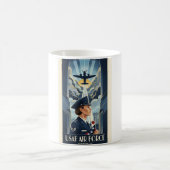USAF Art Deco Remembrance Day Edition Kaffeetasse (Mittel)
