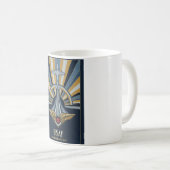 USAF Art Deco Remembrance Day Edition Kaffeetasse (VorderseiteRechts)