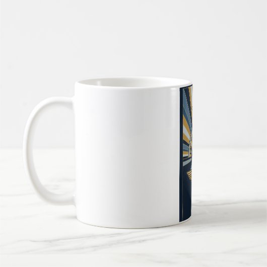 USAF Art Deco Remembrance Day Edition Kaffeetasse (Links)