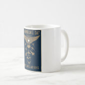 USAF Art Deco Remembrance Day Edition Kaffeetasse (VorderseiteRechts)