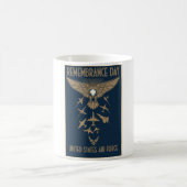 USAF Art Deco Remembrance Day Edition Kaffeetasse (Mittel)