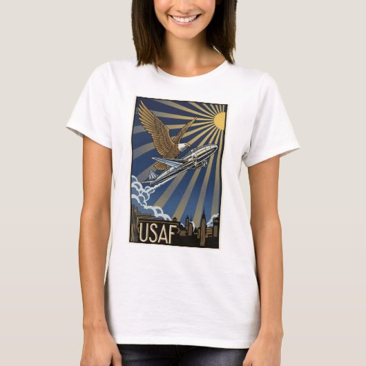 USAF Art Deco T-Shirt (Vorderseite)
