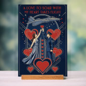 USAF Art Deco Valentine Edition Acrylschild (Neutral)