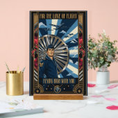 USAF Art Deco Valentine Edition Acrylschild (Hochzeit)