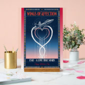 USAF Art Deco Valentine Edition Acrylschild (Hochzeit)