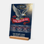 USAF Art Deco Valentine Edition Acrylschild (Winkel)