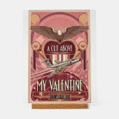 USAF Art Deco Valentine Edition Acrylschild (Vorderseite)