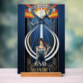 USAF Art Deco Valentine Edition Acrylschild (Neutral)