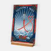 USAF Art Deco Valentine Edition Acrylschild (Winkel)