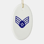 USAF E-4 SENIOR AIRMAN KERAMIK ORNAMENT (Rechts)
