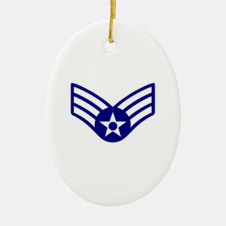 USAF E-4 SENIOR AIRMAN KERAMIK ORNAMENT