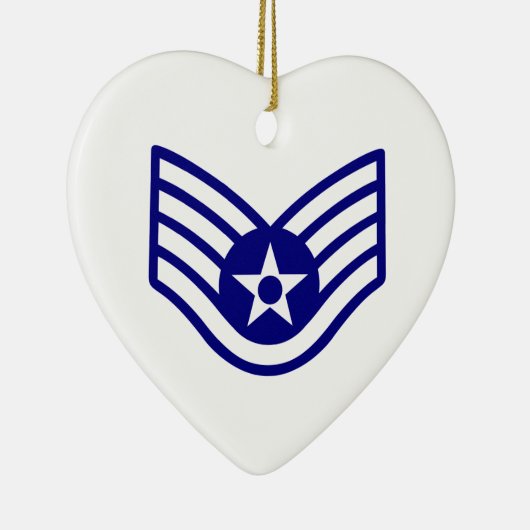 USAF E-5 PERSONAL KERAMIK ORNAMENT (Rechts)