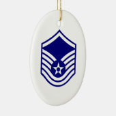 USAF E-7 MASTER SERGEANT KERAMIKORNAMENT (Rechts)