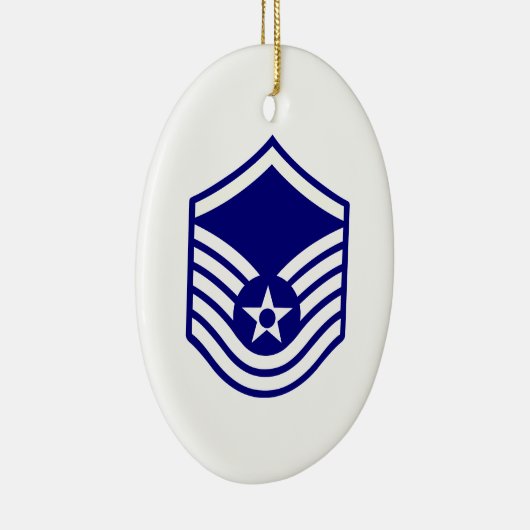 USAF E-7 MASTER SERGEANT KERAMIKORNAMENT (Rechts)