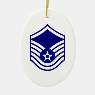 USAF E-7 MASTER SERGEANT KERAMIKORNAMENT