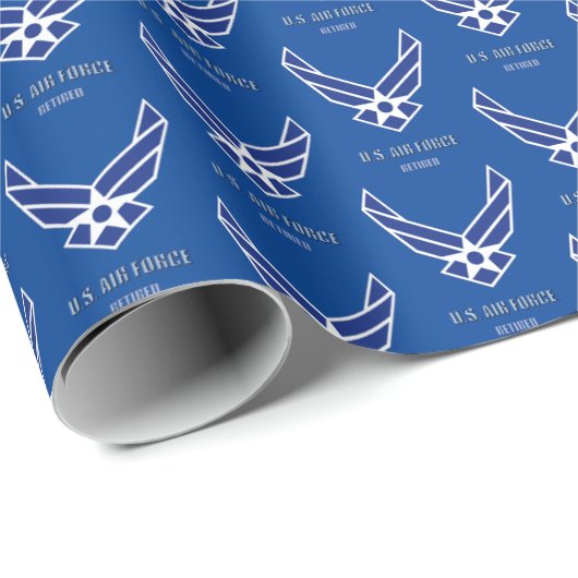 USAF Ready Geschenkpapier (Rolleneckpunkt)