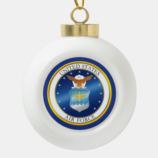 USAF Snowflake Gerahmte Ornament (Vorderseite)