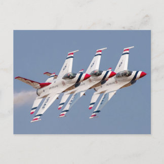 USAF Thunderbird F-16 Postkarte