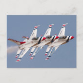 USAF Thunderbird F-16 Postkarte (Vorderseite)