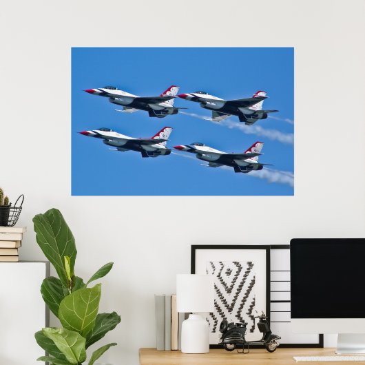 USAF Thunderbirds Diamond Side Poster (Heimbüro)