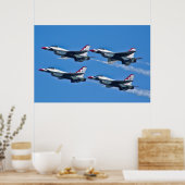 USAF Thunderbirds Diamond Side Poster (Küche)