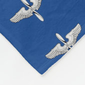 USAFA-Anerkennung - Requisiten und Flügel - Fleece (Ecke)