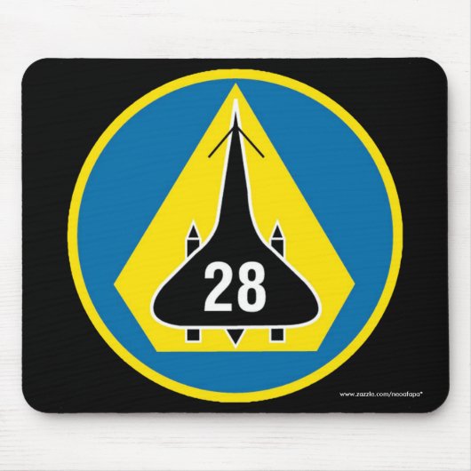 USAFA Kadett-Geschwader 28" Amsel-" Mausunterlage Mousepad (Vorne)