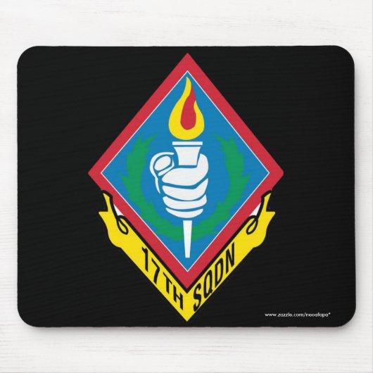 USAFA Kadett Squadon 17" Stalag 17" Mausunterlage Mousepad (Vorne)