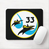 USAFA Kadett Squadon 33" Ratz" Mausunterlage Mousepad (Mit Mouse)
