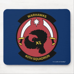 USAFA Kadett Squadon 40" Warhawks" Mausunterlage Mousepad