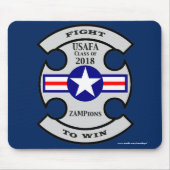 USAFA Klasse von 2018 "ZAMPions" Mausunterlage Mousepad (Vorne)