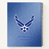 USAFd Notebook großer Veteran Notizblock (Rückseite)